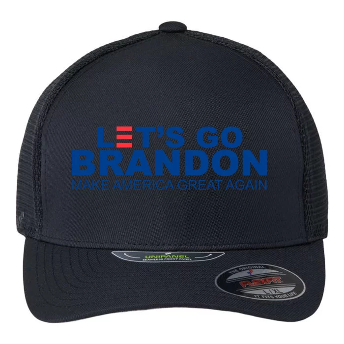 Let's Go Brandon Make America Great Again Flexfit Unipanel Trucker Cap