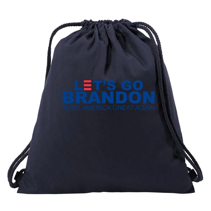 Let's Go Brandon Make America Great Again Drawstring Bag