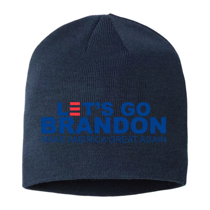 Let's Go Brandon Make America Great Again 8 1/2in Sustainable Knit Beanie