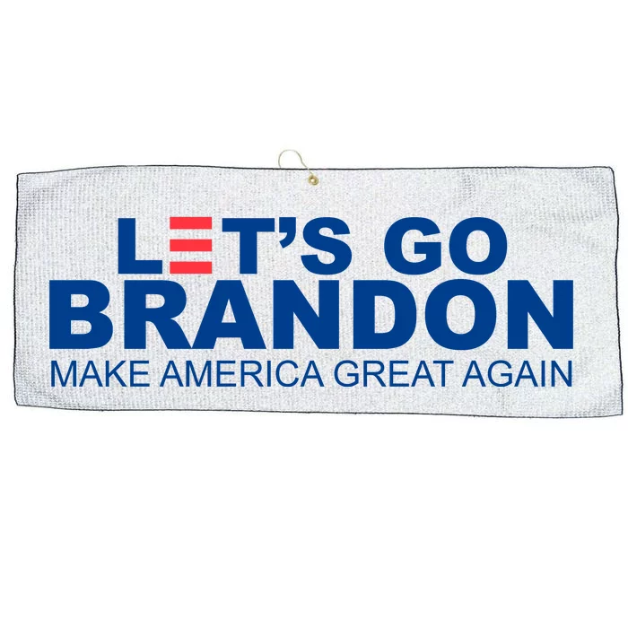 Let's Go Brandon Make America Great Again Large Microfiber Waffle Golf Towel