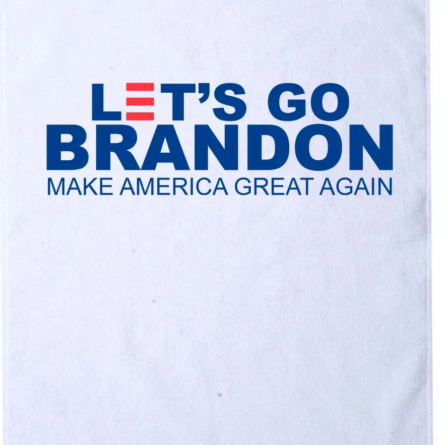 Let's Go Brandon Make America Great Again Platinum Collection Golf Towel