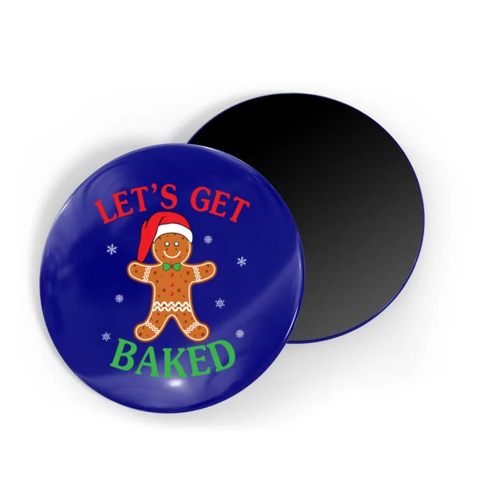 Let's Get Baked Gingerbread Christmas Cookie Baking Team Gift Magnet