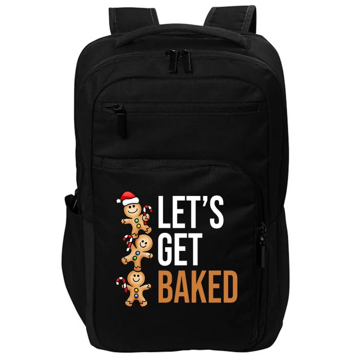 Let's Get Baked Gingerbread Cookies Impact Tech Backpack