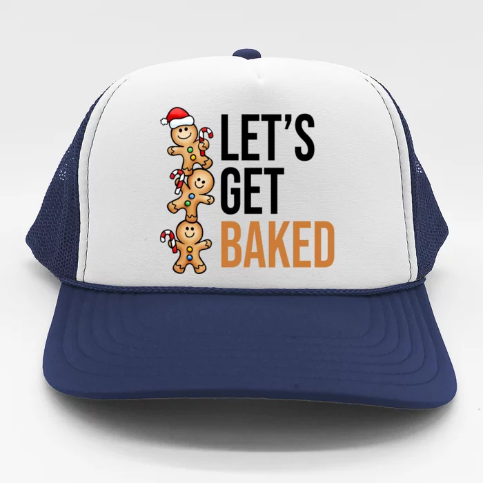 Let's Get Baked Gingerbread Cookies Trucker Hat