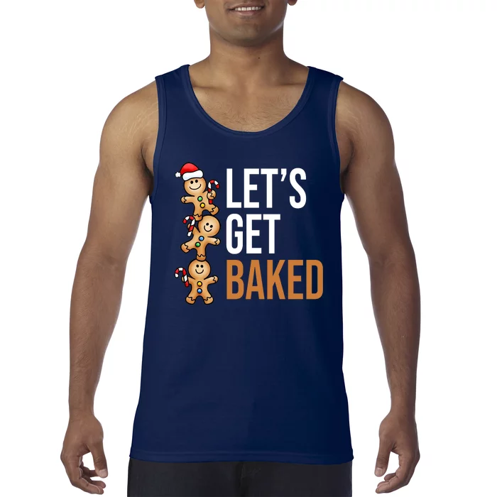 Let's Get Baked Gingerbread Cookies Tank Top