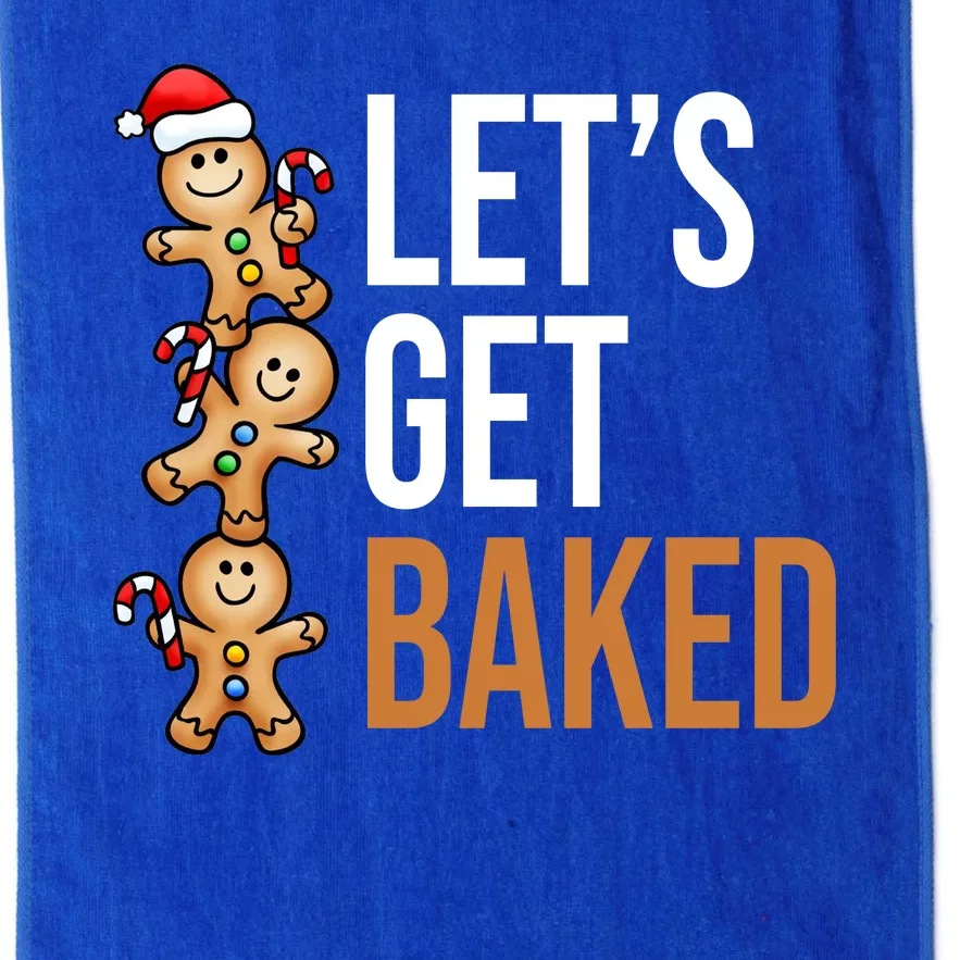 Let's Get Baked Gingerbread Cookies Platinum Collection Golf Towel