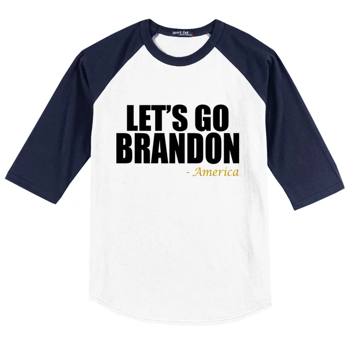 Let's Go Brandon, America Baseball Sleeve Shirt