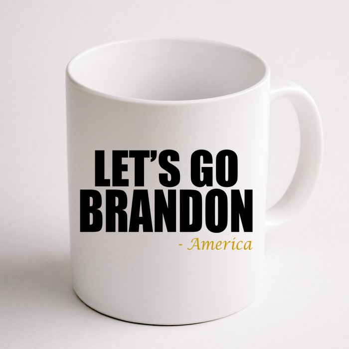 Let's Go Brandon, America Front & Back Coffee Mug