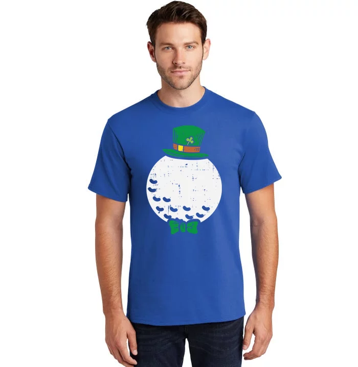 Leprechaun Golf Ball St Patricks Day Golfing Golfer Gift Tall T-Shirt