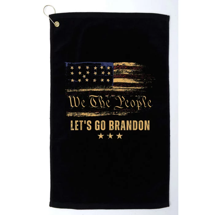 Let’s Go Brandon Let’s Go 2024 We The People Platinum Collection Golf Towel