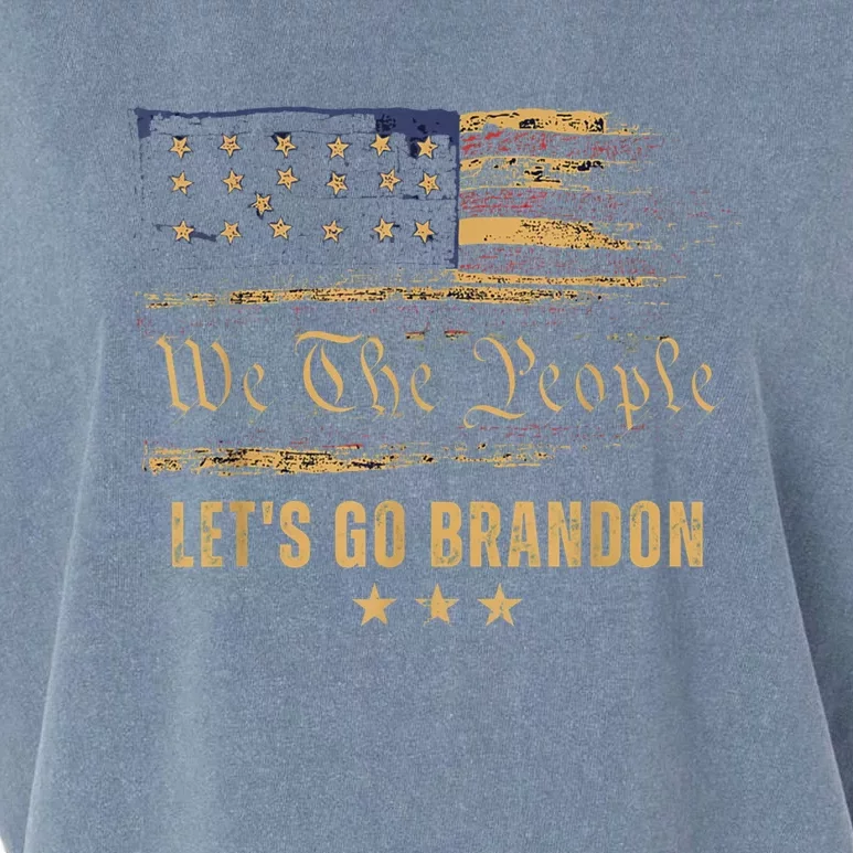 Let’s Go Brandon Let’s Go 2024 We The People Garment-Dyed Women's Muscle Tee