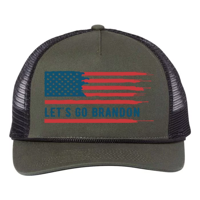 Let's Go Brandon Lets Go Brandon, Lets Go Brandon Let's Go Brandon Retro Rope Trucker Hat Cap