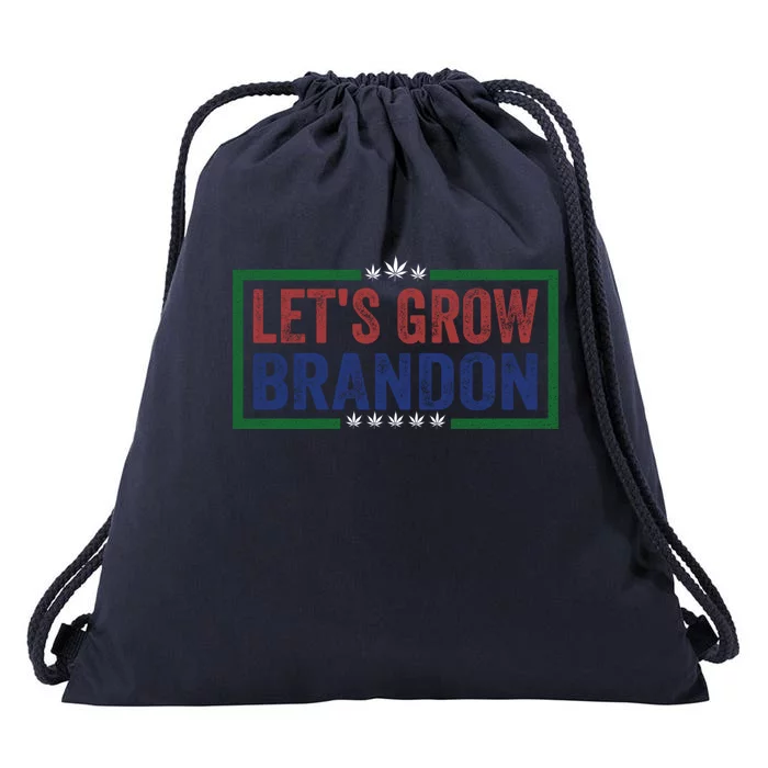 Let's Grow Brandon Funny Saying Gift Drawstring Bag