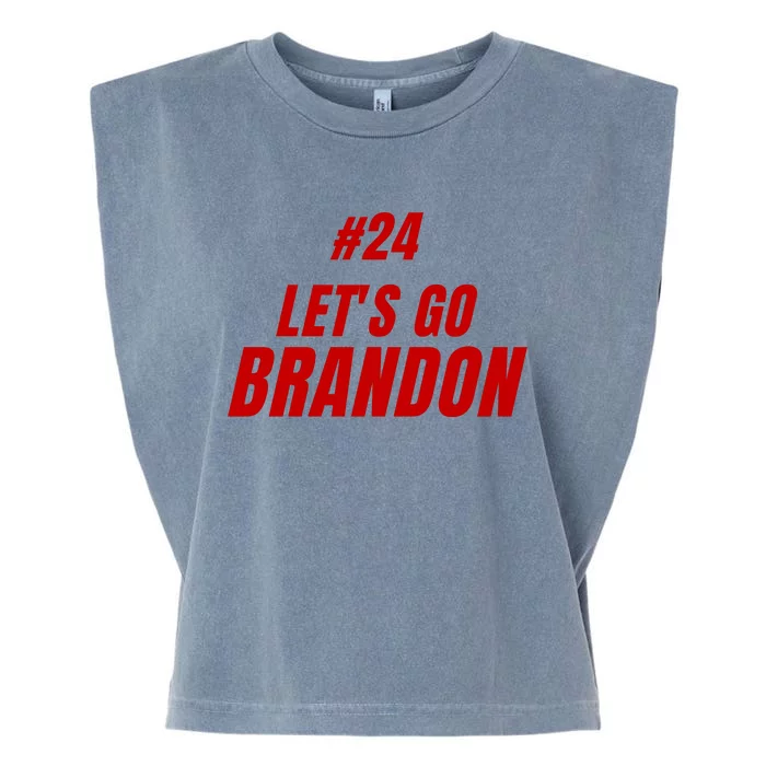 Let's Go Brandon Conservative Garment-Dyed Women's Muscle Tee