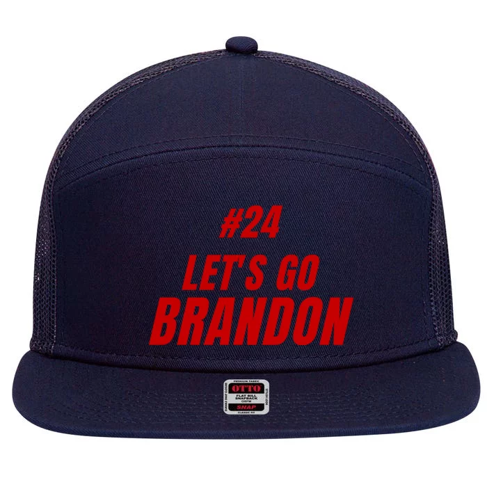 Let's Go Brandon Conservative 7 Panel Mesh Trucker Snapback Hat