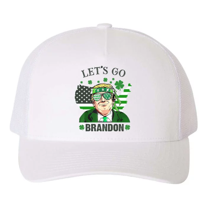 Let's Go Brandon St Patrick's Day Trump Funny Political Yupoong Adult 5-Panel Trucker Hat