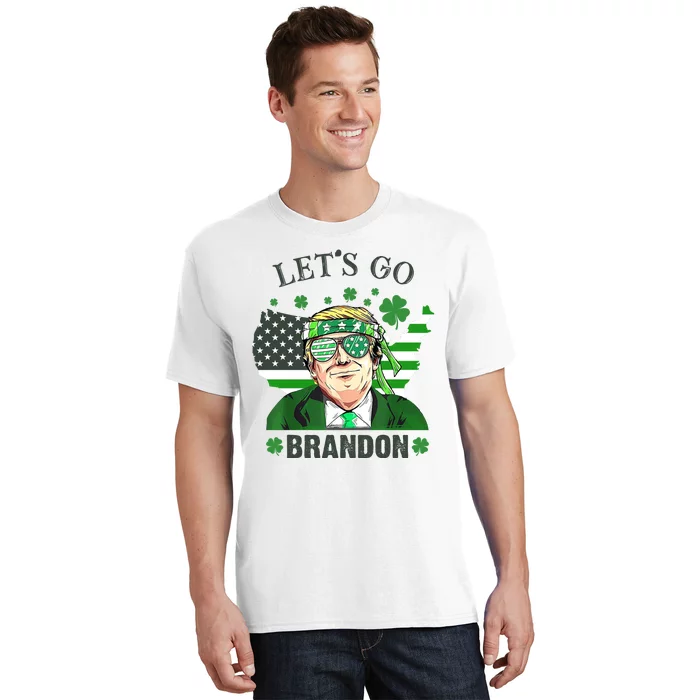 Let's Go Brandon St Patrick's Day Trump Funny Political T-Shirt