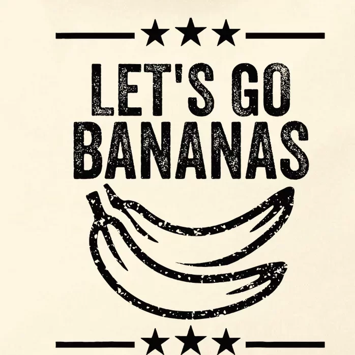 Lets Go Bananas Zip Tote Bag