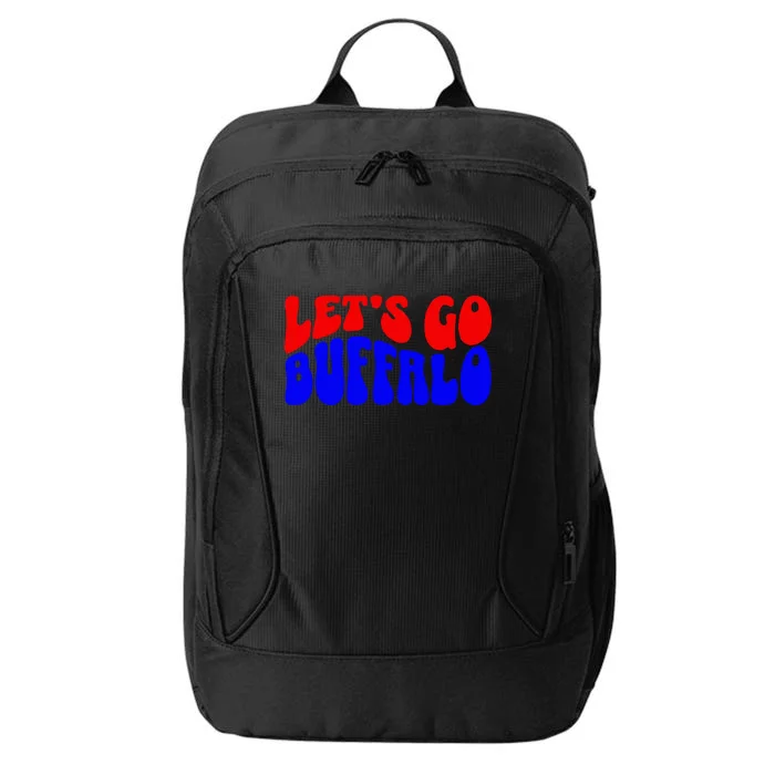 Let's Go Buffalo Football Chant Fun Team Gear City Backpack