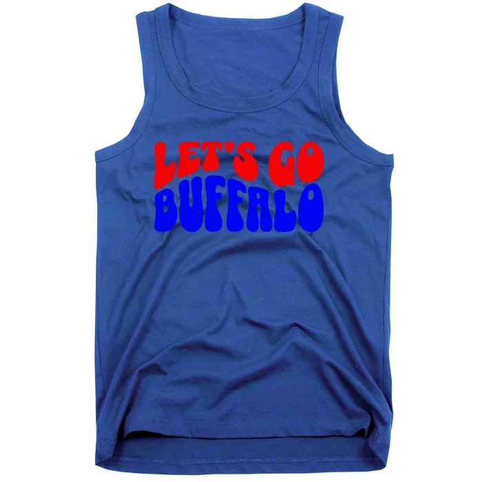 Let's Go Buffalo Football Chant Fun Team Gear Tank Top