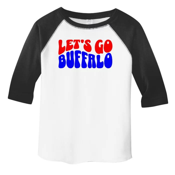 Let's Go Buffalo Football Chant Fun Team Gear Toddler Fine Jersey T-Shirt