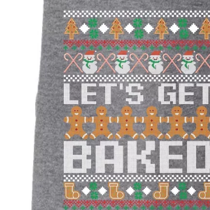 LetS Get Baked Ugly Christmas Cute Gift Holiday Cookie Cute Gift Doggie 3-End Fleece Hoodie