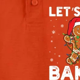 LetS Get Baked Gingerbread Christmas Cookie Baking Crew Gift Dry Zone Grid Performance Polo