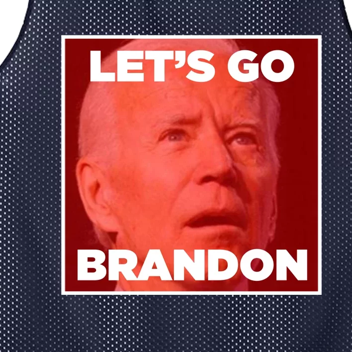 Let's Go Brandon Joe Apparel Mesh Reversible Basketball Jersey Tank