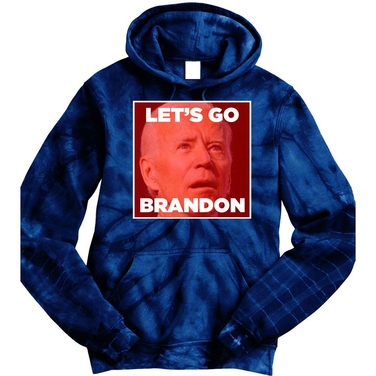Let's Go Brandon Joe Apparel Tie Dye Hoodie