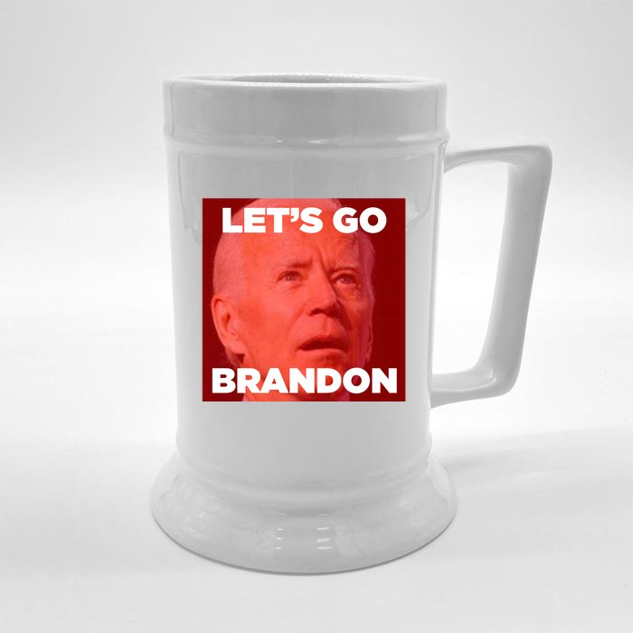 Let's Go Brandon Joe Apparel Front & Back Beer Stein