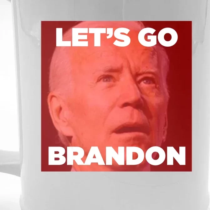 Let's Go Brandon Joe Apparel Front & Back Beer Stein