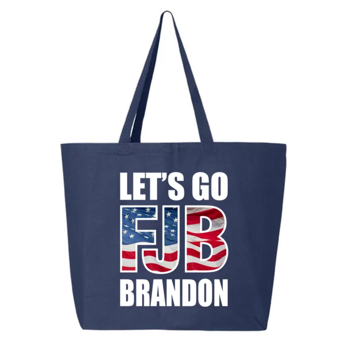 Let's Go Brandon FJB Flag Image Kitchenware Front & Back 25L Jumbo Tote