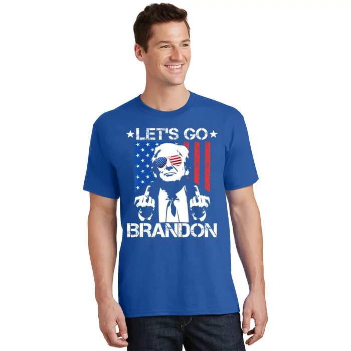 LetS Go Brandon Pro Trump 2024 Flag Anti Joe Biden Gift T-Shirt