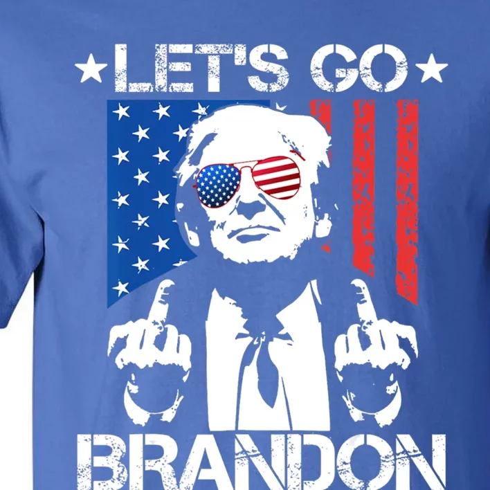 LetS Go Brandon Pro Trump 2024 Flag Anti Joe Biden Gift Tall T-Shirt