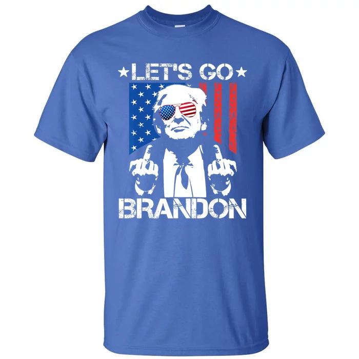 LetS Go Brandon Pro Trump 2024 Flag Anti Joe Biden Gift Tall T-Shirt