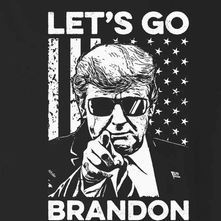 Let’s Go Brandon Conservative USA Flag Funny Donal Trump Toddler Long Sleeve Shirt