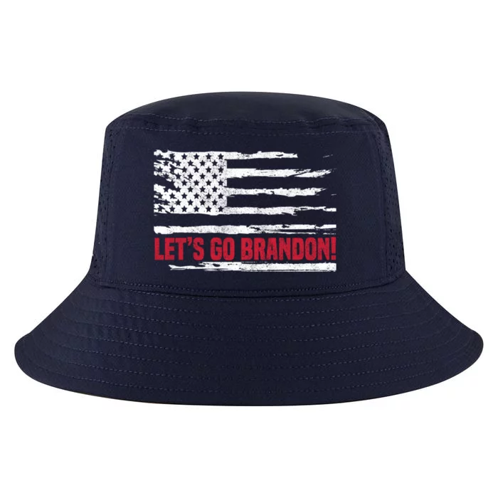 LetS Go Brandon Joe Biden Chant Impeach Biden Usa Flag Meaningful Gift Cool Comfort Performance Bucket Hat