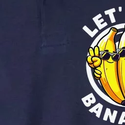 Lets Go Bananas Cute Yellow Banana Lover Fruit Funny Bananas Softstyle Adult Sport Polo