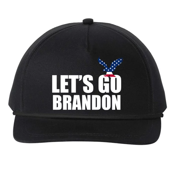 Let's Go Brandon American Bald Eagle Snapback Five-Panel Rope Hat