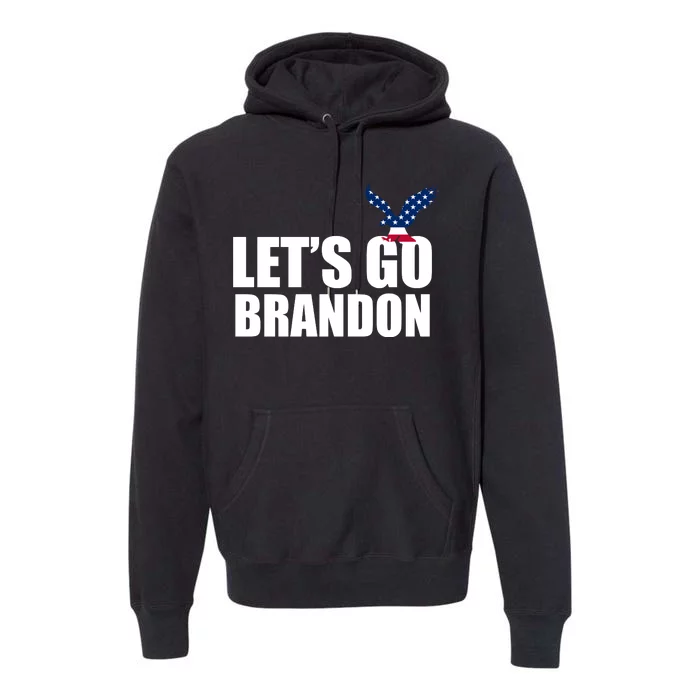 Let's Go Brandon American Bald Eagle Premium Hoodie