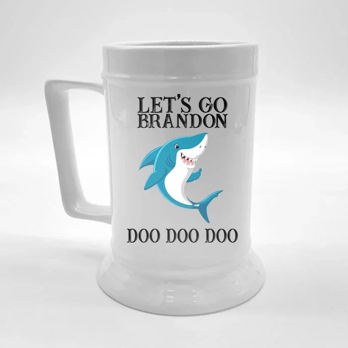 Let's Go Brandon Doo Doo Doo Front & Back Beer Stein