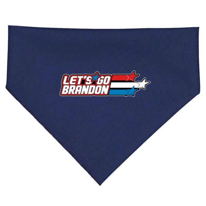 Let's Go Brandon LGB Star Logo USA-Made Doggie Bandana