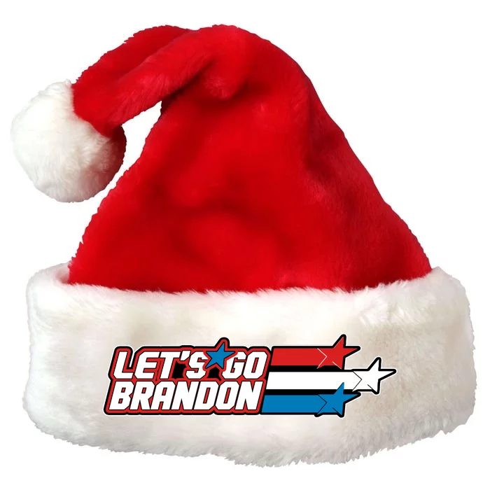 Let's Go Brandon LGB Star Logo Premium Christmas Santa Hat