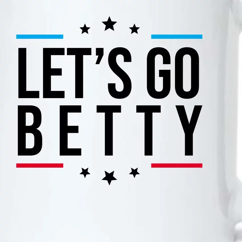 Lets Go Betty Black Color Changing Mug