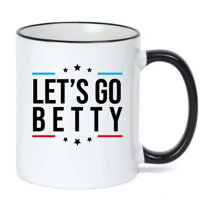 Lets Go Betty Black Color Changing Mug