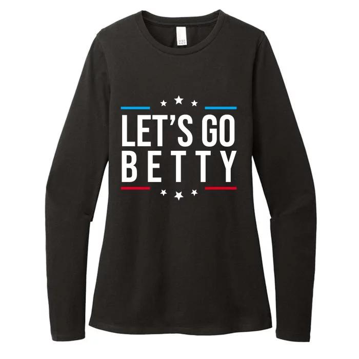 Lets Go Betty Womens CVC Long Sleeve Shirt