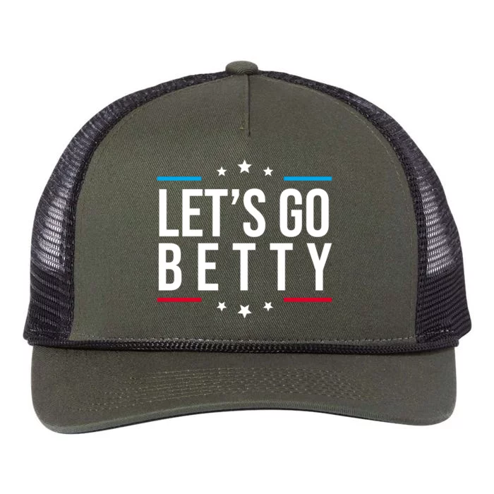 Lets Go Betty Retro Rope Trucker Hat Cap