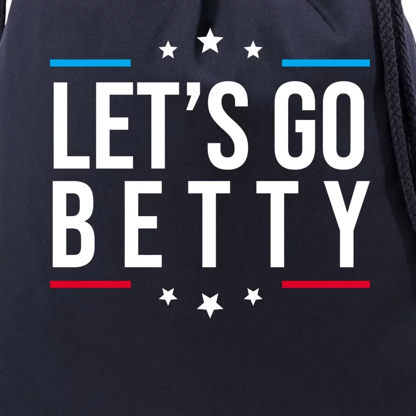 Lets Go Betty Drawstring Bag