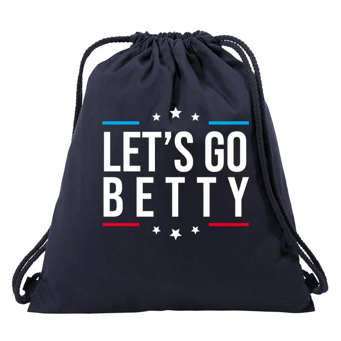 Lets Go Betty Drawstring Bag