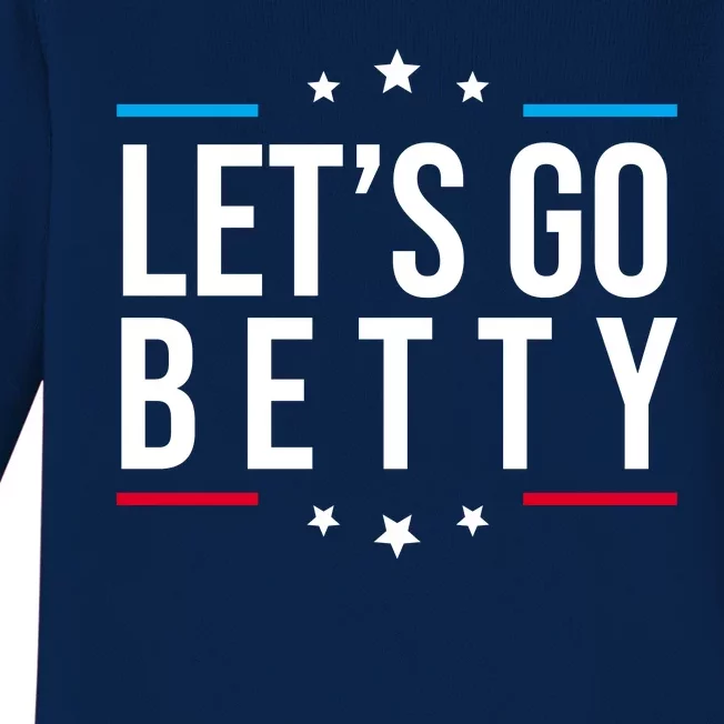 Lets Go Betty Baby Long Sleeve Bodysuit